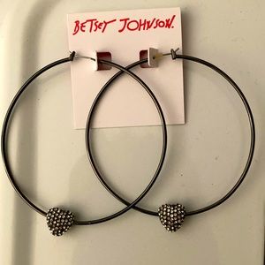 Betsey Johnson Hoop Earrings